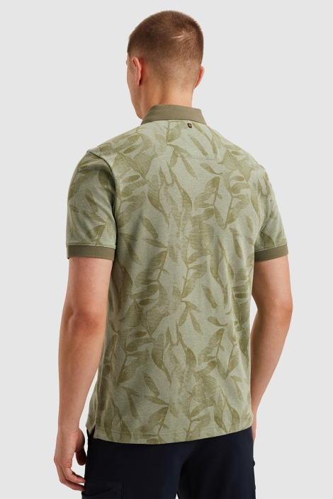 PME legend short sleeve polo two tone pique p